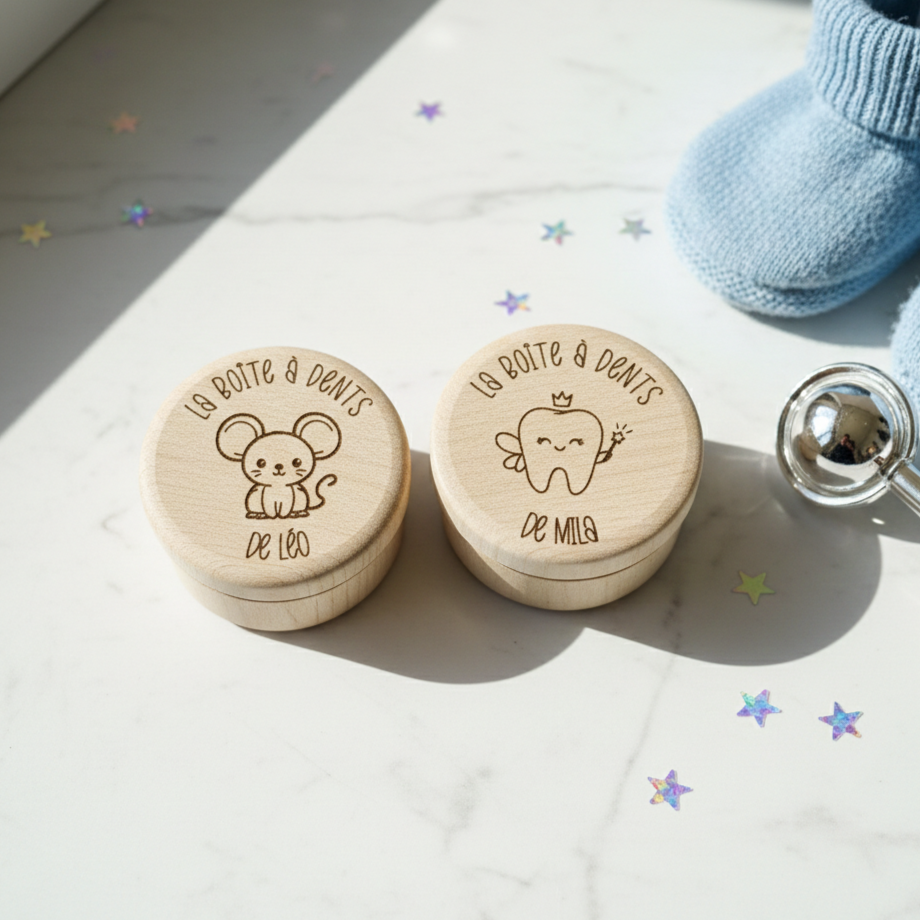 Boîte à dents personnalisée (Souris)